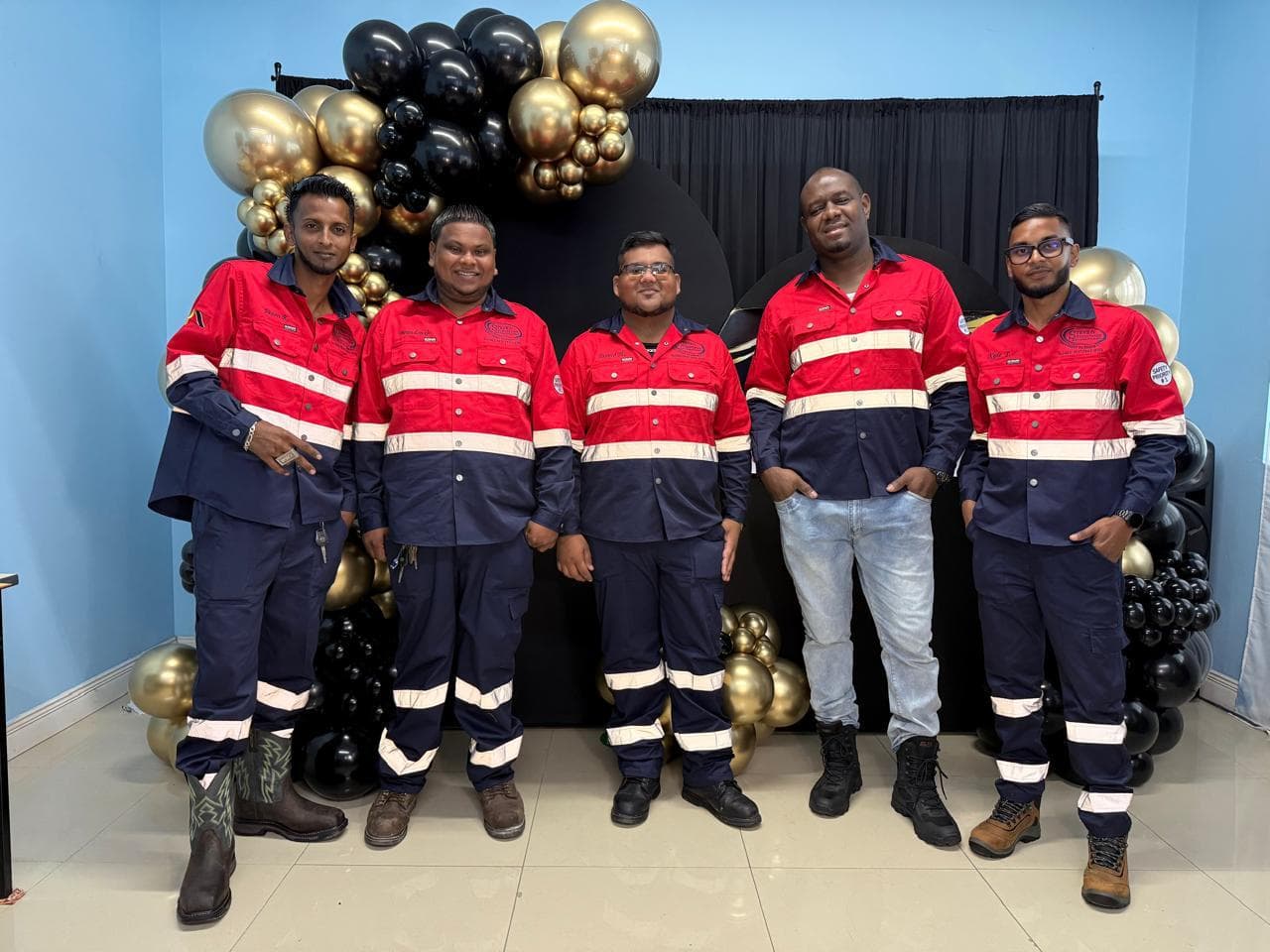 Certified Steve and Associates field team in gray uniforms